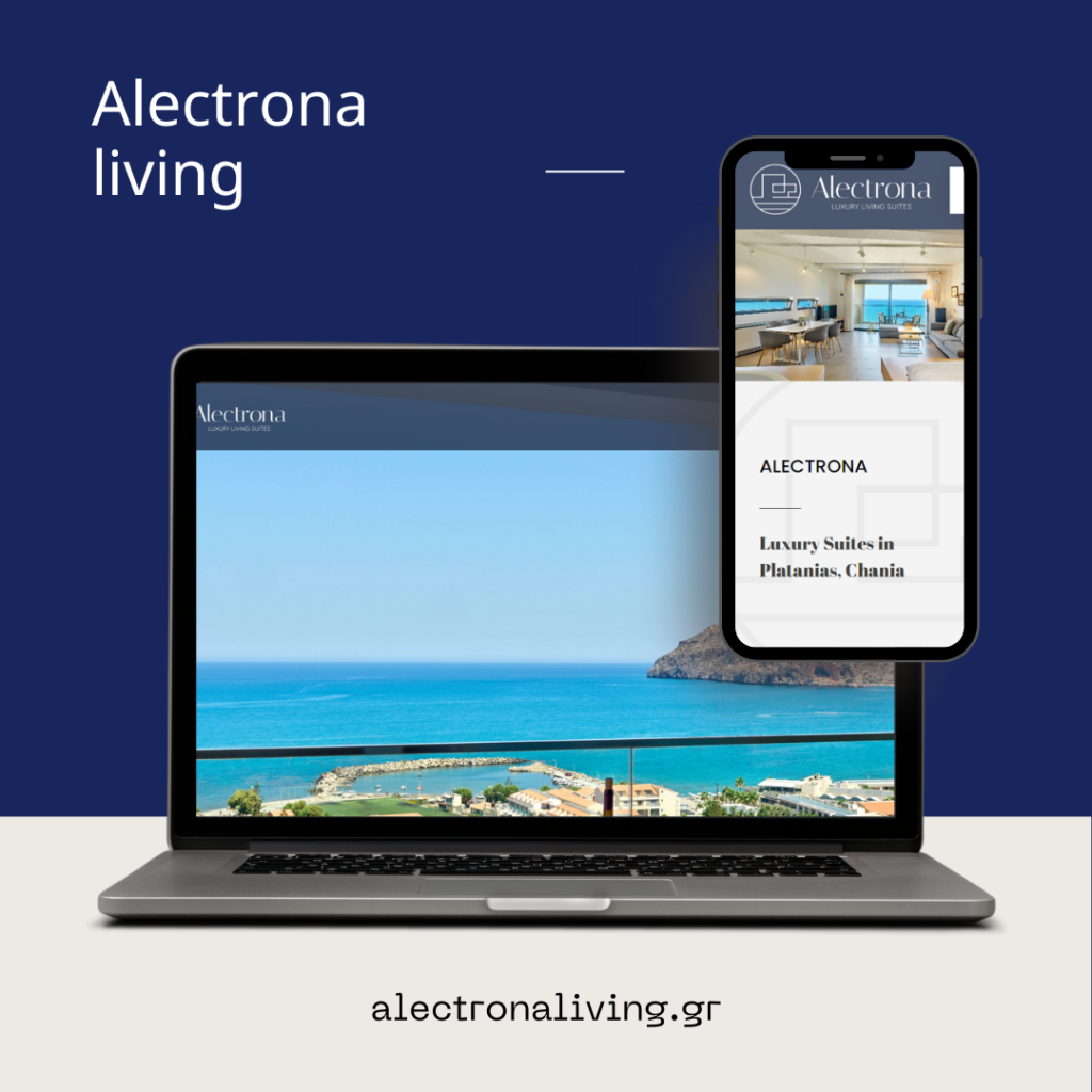 Alectrona Website Launch Computer Mockup